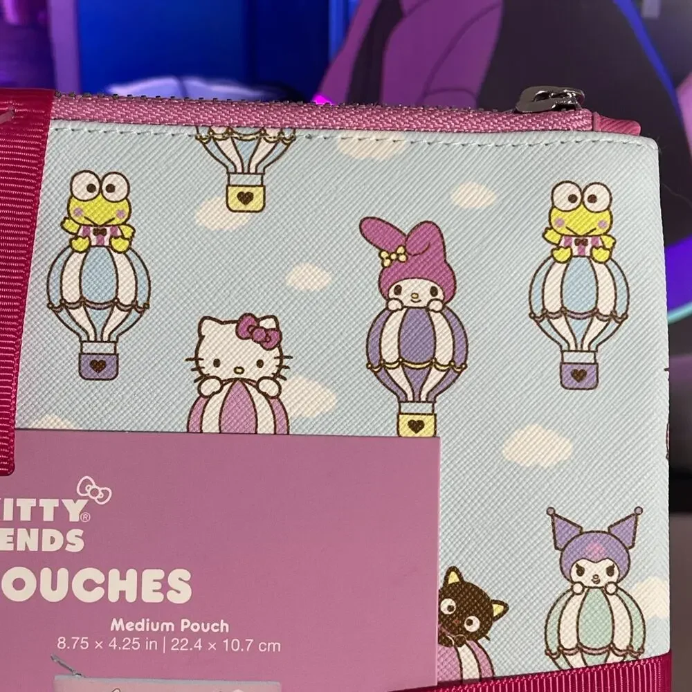 Sanrio Hello Kitty & Friends Pencil Pouches Clear Skies 2 Medium & Large 2024